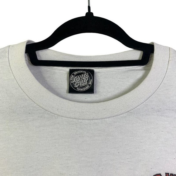 SANTA CRUZ Vintage 90's Screaming Hand Speed Wheels T-Shirt - Picture 2 of 13